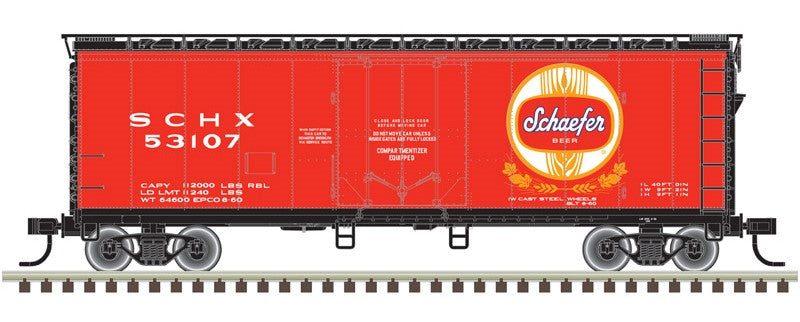 HO 40' Plug Door Box Car, Schaefer #53107 (ATL20006337)