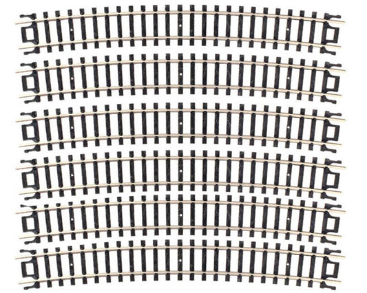 N Code 80 19" Radius Curve (6) (ATL2526)