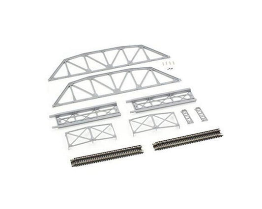 N Code 80 Through Truss Bridge Kit, Silver (ATL2571)