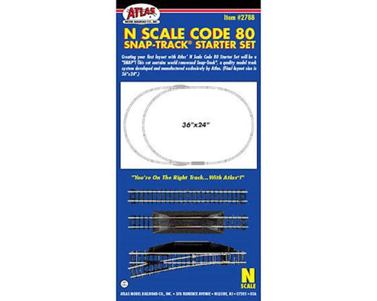 N Code 80 Snap-Track Starter Set (24) (ATL2788)