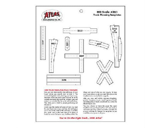 HO Track Planning Templates (ATL361)