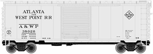 N 40' PS-1 Box Car with 8' Doors, Atlanta & West Point (AWP) #38020 (ATL50001761)