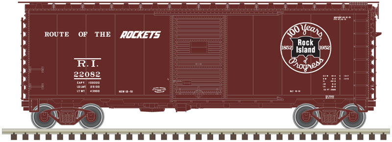 N 40' PS-1 Boxcar with 7' Door, Rock Island (RI) #22082 (ATL50003356)