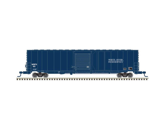 N ACF 60' Single-Door Auto Parts Box Car Master River Foodservice WRFX 102 (ATL50004965)