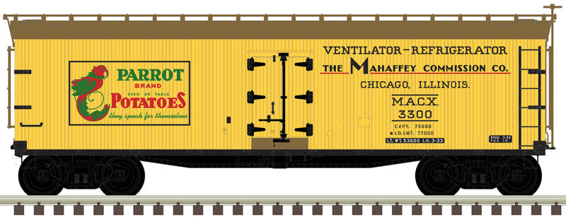 N 40' Wood Reefer, Parrot Potatoes #3300 (ATL50005494)