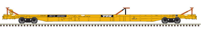 N 89J 89’ Flat Car with Triple Hitch, TTX (RTTX) #600952  (ATL50005537)