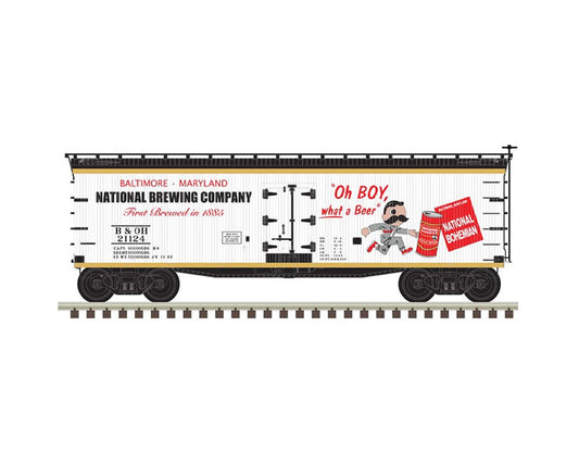 N 40' Wood Reefer National Bohemian 21936 White/Black/Red (ATL50005626)