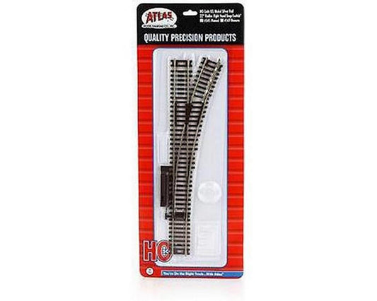 HO Code 83 22" Radius Snap Switch Manual Right (ATL545)