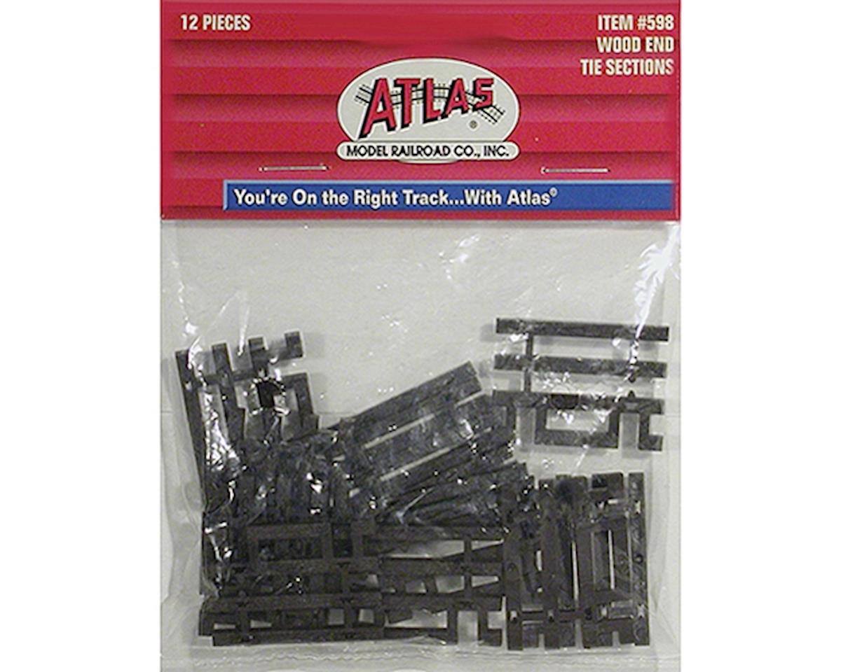 HO Code 83 Flex Track Wood End Ties (12) (ATL598)