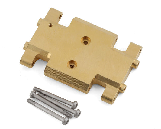 Chassis Skid Plate, Brass 19.5g: AX24 (AXI301002)