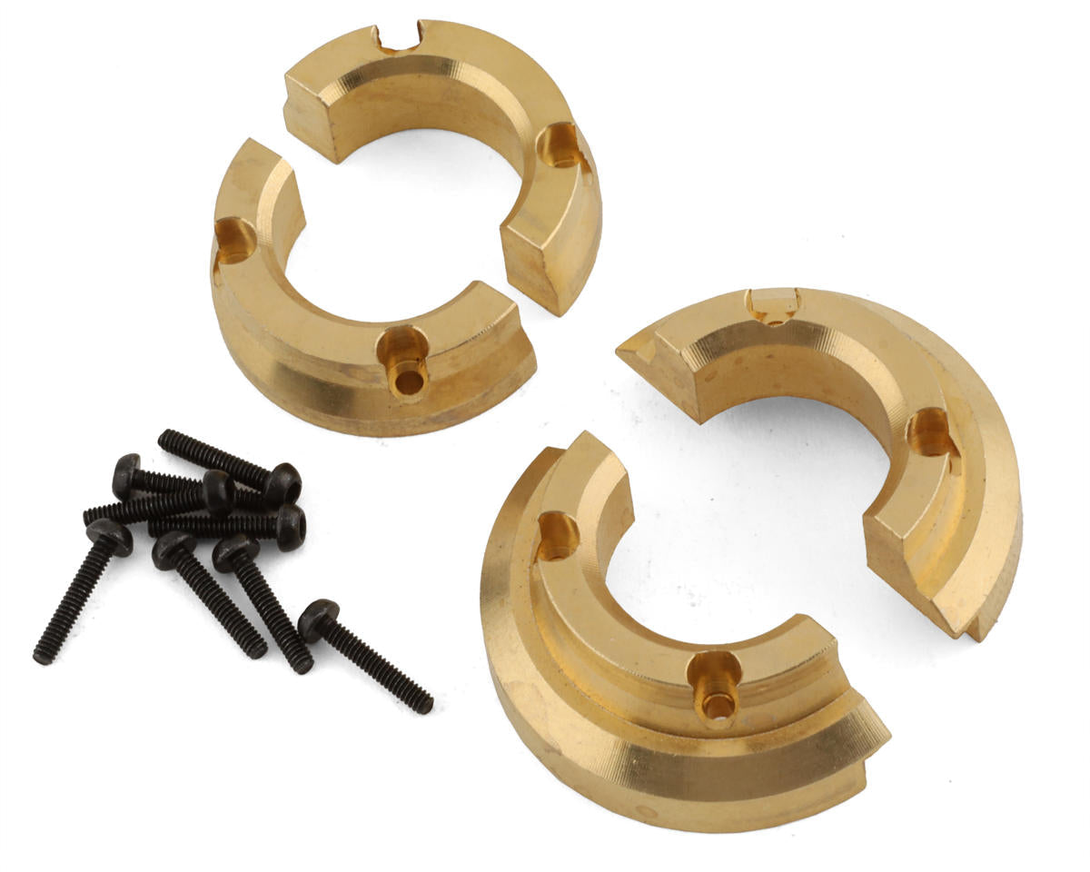 Knuckle Weights, Brass 5.2g/9.2g (4): SCX24, AX24 (AXI302004)