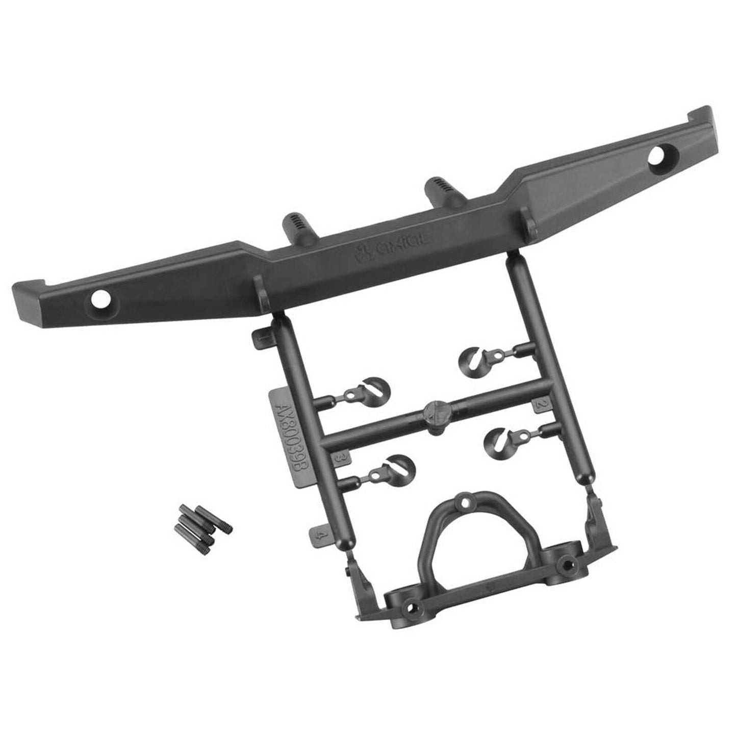 AX80039B Rear Plate Bumper Set (AXIC0040)