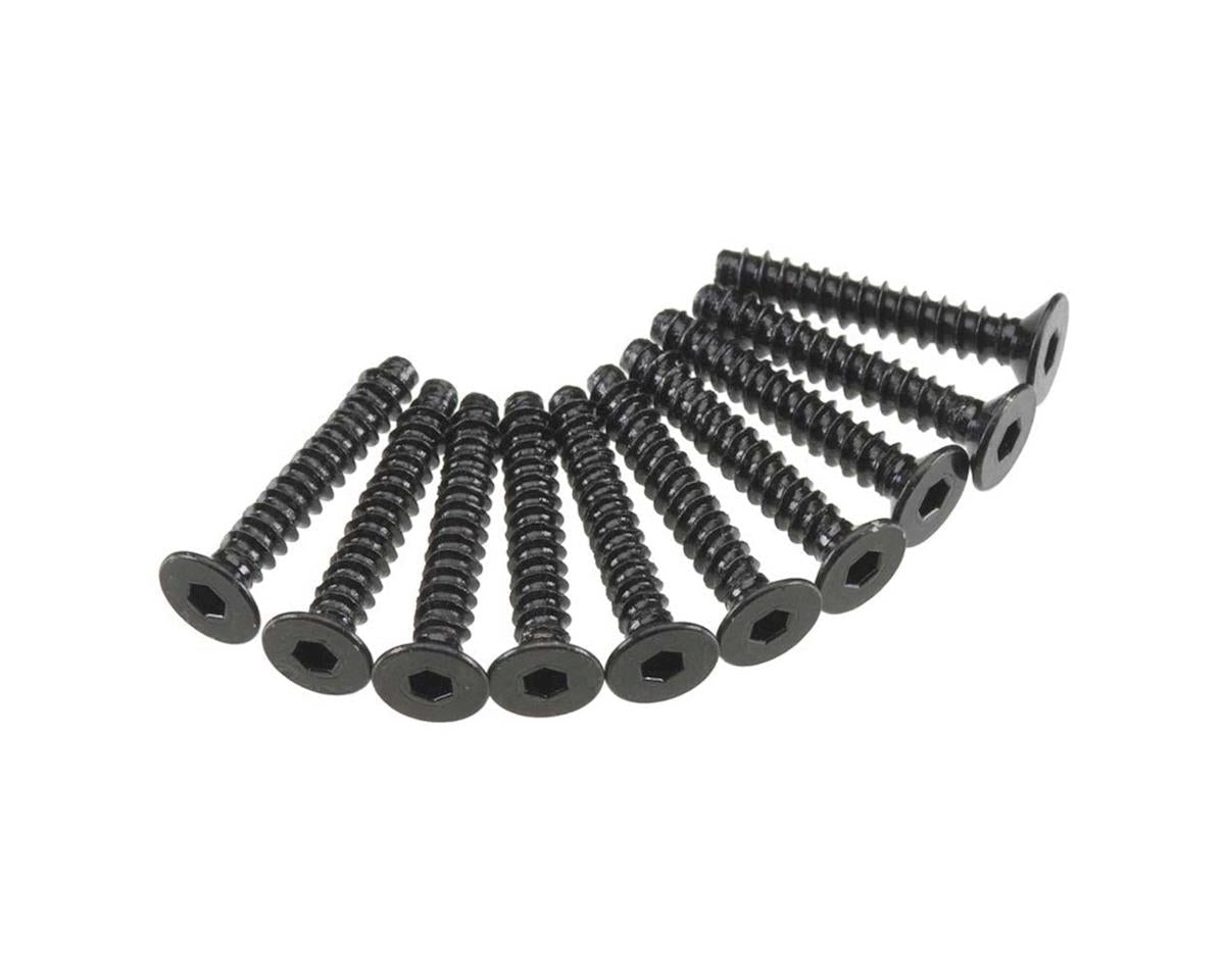 AXA468 Hex Socket Tap Flat Head Screw 3x18mm Black (10) (AXIC0130)