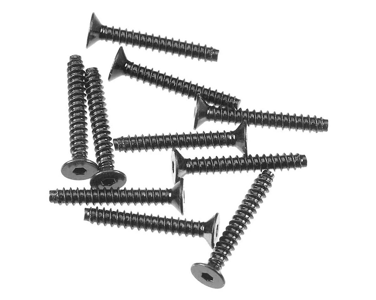 AXA0416 Hex Socket Tapping Flat Head Screw 2.6x18mm Black (10) (AXIC0416)