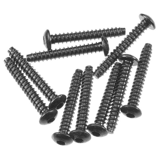 AXA0439 Hex Sacket Tapping Button Head Screw 3x20mm Black (10) (AXIC0439)