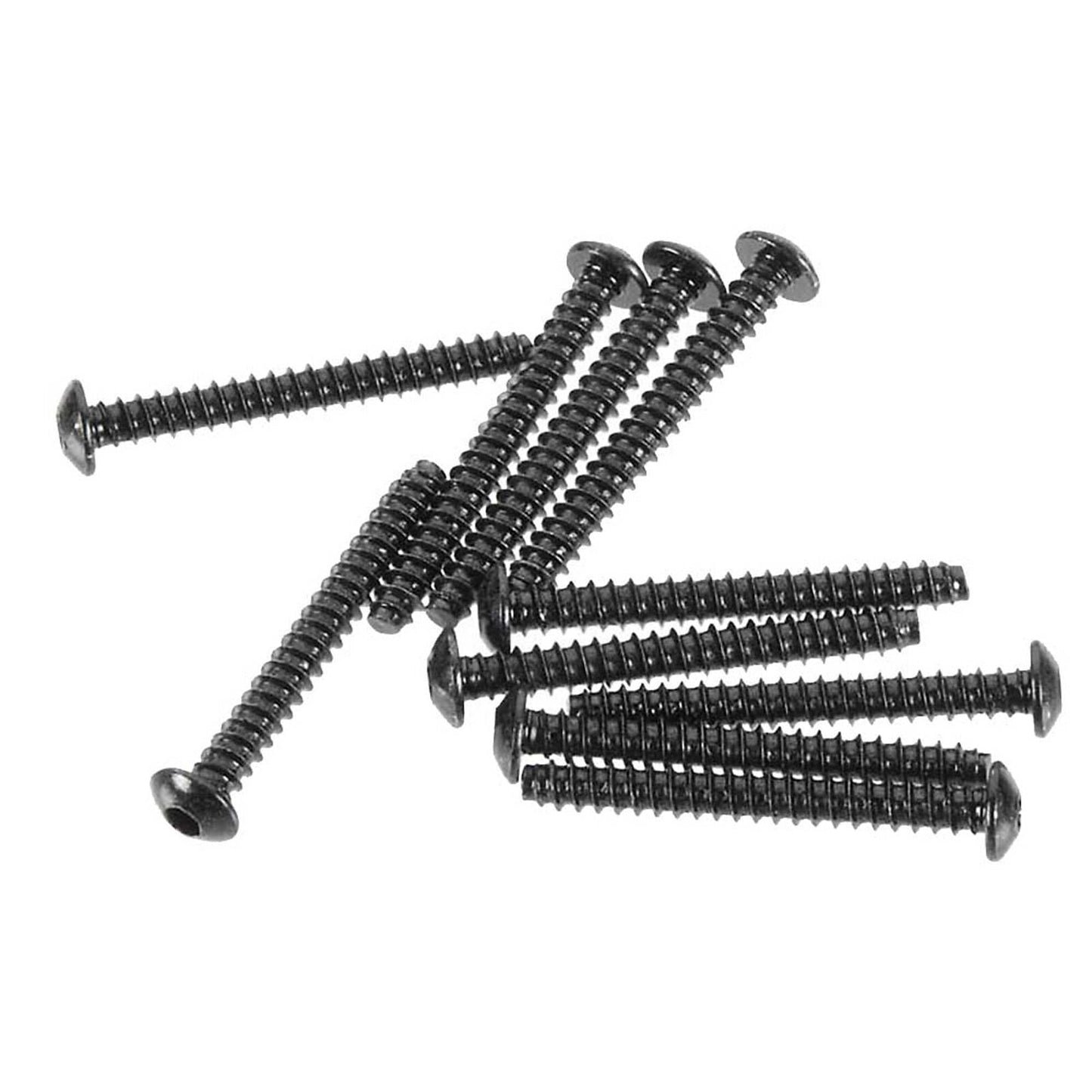 AXA440 Hex Socket Tapping Button Head Screw 3x25mm Black (10) (AXIC1440)