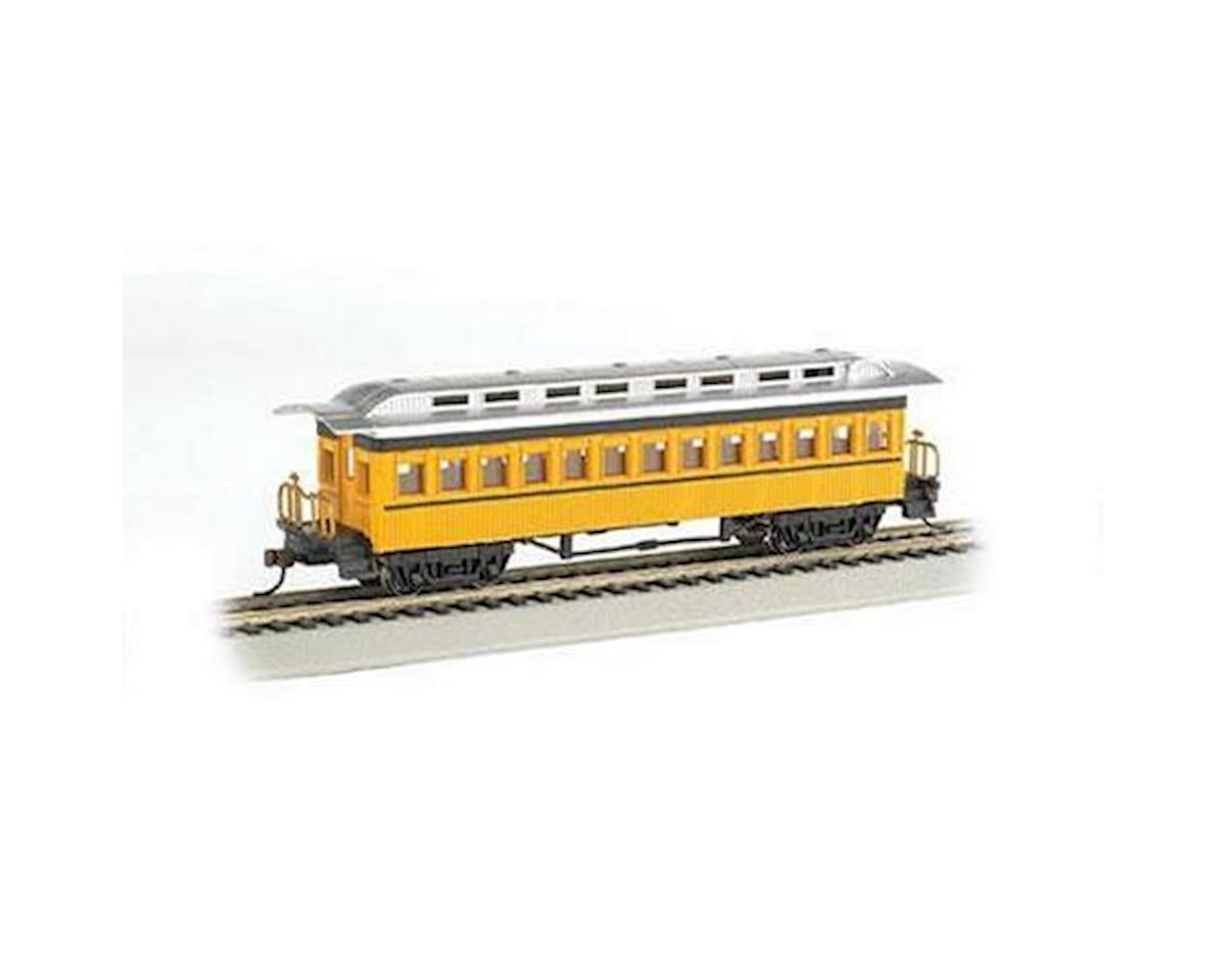 HO Painted Unlettered 1860-1880's Era Coach (Yellow) (BAC13403)