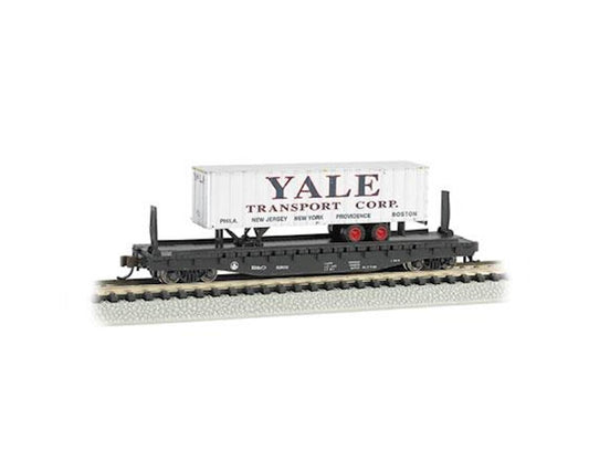 N 52'6 Flat Car with Piggyback Trailer, ACL/Yale (BAC16755)