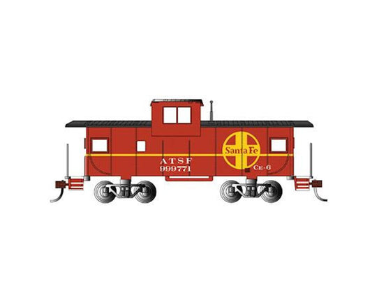 HO 36' Wide Vision Caboose, SF Red (BAC17704)