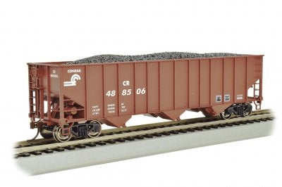 HO Bethlehem Steel 3-Bay 100-Ton Open Hopper Silver Series Conrail #488506 (BAC18712)