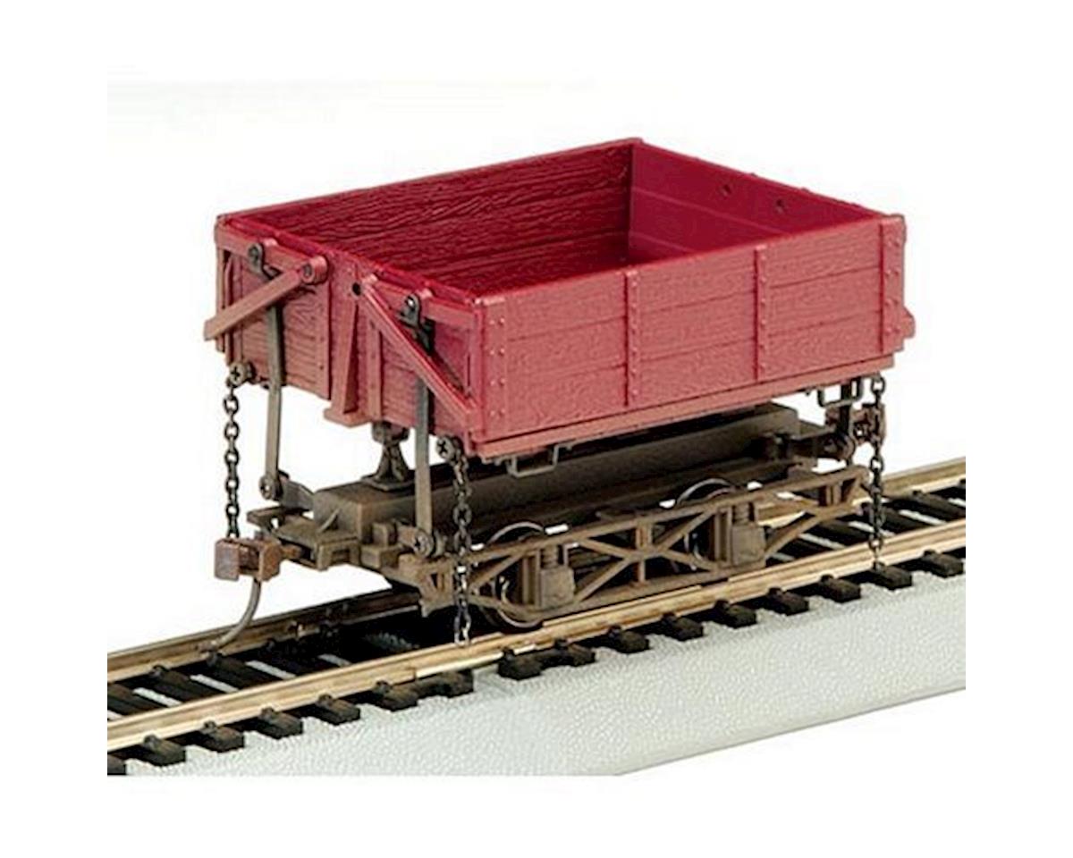 On30 Spectrum Wood Side Dump Car, Red (3) (BAC29801)