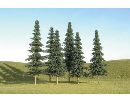 Scenescapes 5-6" Spruce Trees (6) (BAC32004)