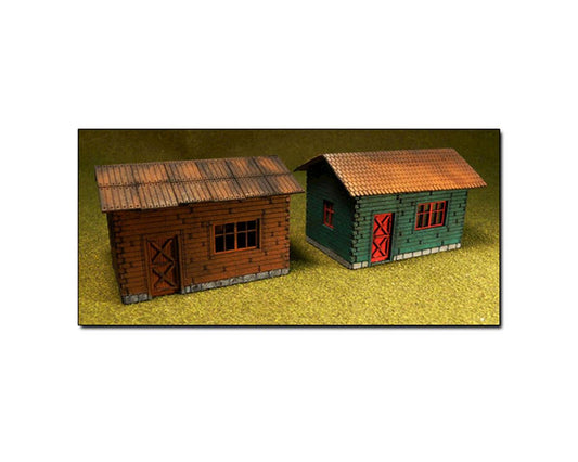 HO Kit Laser Cut Cottage (2) (BAC39101)