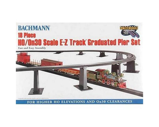 HO E-Z Track Graduated Pier Set (18) (BAC44595)