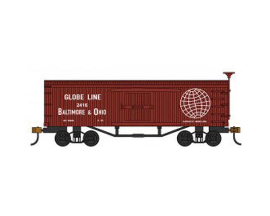 HO Old Time Box Car, B&O/Globe Line (BAC72311)