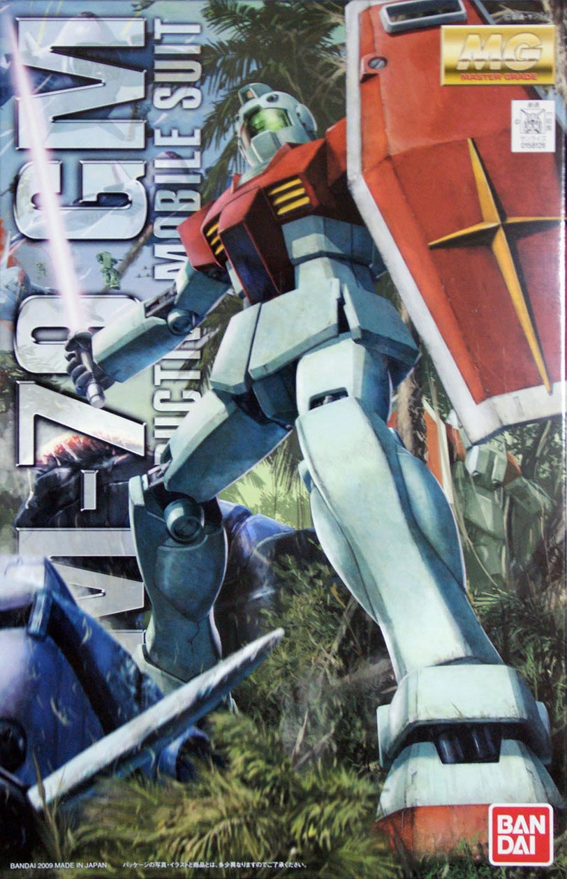 1/100 Master Grade  RGM-79 GM (Ver.2.0) from "Mobile Suit Gundam" Snap-Together Plastic Model Kit (BAN2049854)