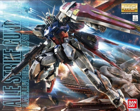 1/100 Master Grade GAT-X105 Aile Strike Gundam (Ver.RM) from "Gundam SEED" Snap-Together Plastic Model Kit (BAN2203515)