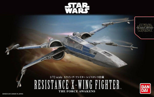 1/72 Star Wars Resistance X-Wing Star Fighter Snap-Together Plastic Model Kit (BAN2378863)