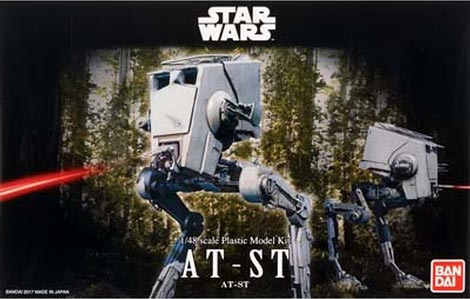 1/48 Star Wars AT-ST Snap-Together Plastic Model Kit (BAN2378866)