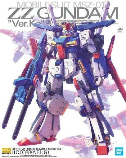 1/100 Master Grade MSZ-010 ZZ Gundam Ver.Ka from "Zeta Gundam" Snap-Together Plastic Model Kit (BAN2422361)