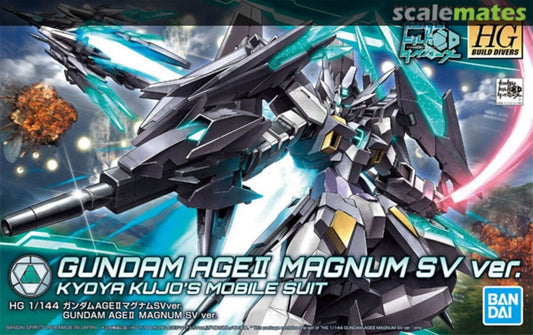 1/144 High Grade Gundam Age II Madnum SV from "Gundam Build Divers" Snap-Together Plastic Model Kit (BAN5055585)