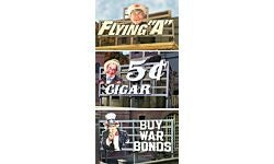 HO, N Classic Billboard Kit Set #1: War Bonds, 5-Cent Cigar & Flying A (3) (BAR230)
