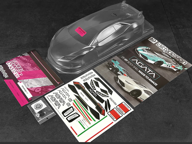 AGATA 1/10 GT 190mm Clear Body (BDYGT190AGT)
