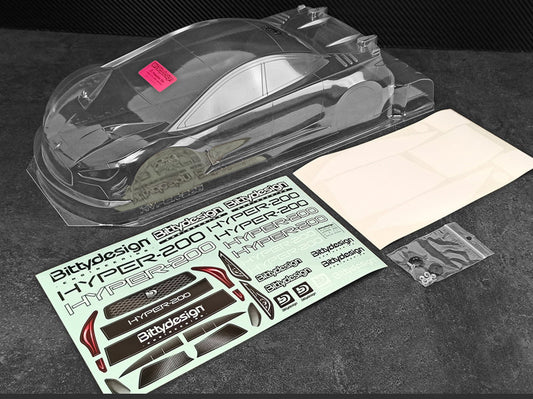 HYPER-200 1/10 IC 200mm Clear Body (BDYTC200HYP)