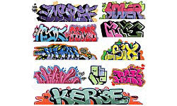 HO Graffiti Decals Mega Set #8 (11) (BLR2257)