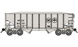 N International Minerals & Chemicals RTR 8-Panel 2-Bay Open Hopper with Load #9470 (BLU65250)