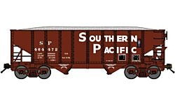 N Southern Pacific RTR 8-Panel 2-Bay Open Hopper with Load #464599 (BLU65317)