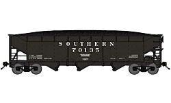 N Southern Railway RTR 70-Ton Offset-Side 3-Bay Hopper with Load (2) (BLU74002)