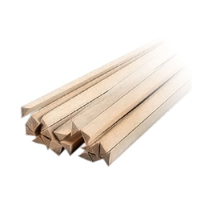 3/8"x3/8"x36" AAA Balsa Wood Triangle (1) (BNM1923)