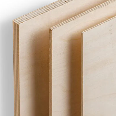 1/16"x12"x24" 3-Ply Birch Aircraft Plywood (1) (BNM6233)