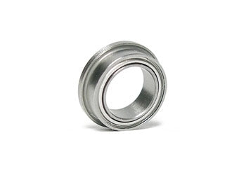 1/4"x3/8"x1/8" Flanged Metal Shield Ball Bearing (1) (BOCFR168ZZ)