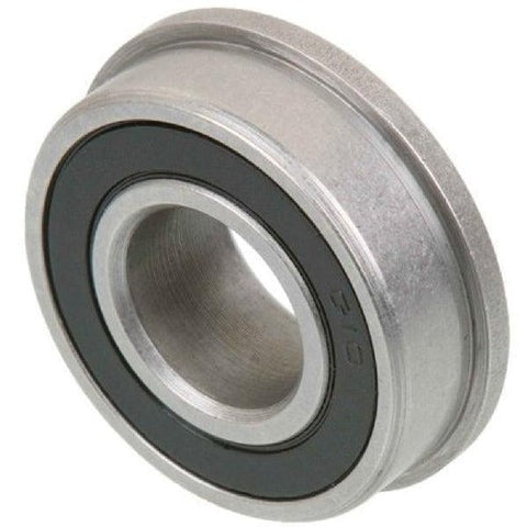 1/8"x5/16"x9/64" Flanged Rubber Sealed Ball Bearing (1) (BOCFR252RS)