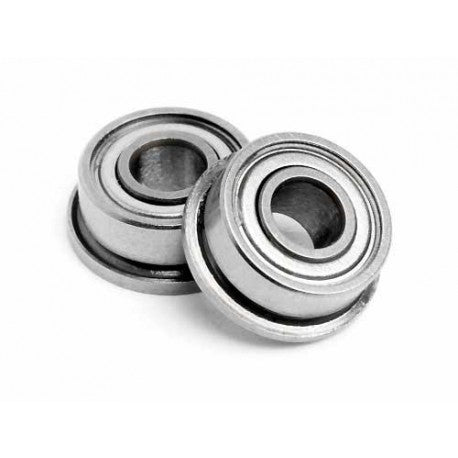 1/8"x5/16"x9/64" Flanged Metal Shield Ball Bearing (1) (BOCFR25ZZ)