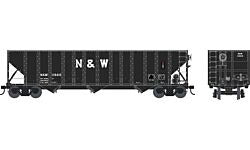 HO Norfolk & Western RTR 100-Ton 3-Bay Open Hopper Executive Line #118448 (BOW42380)