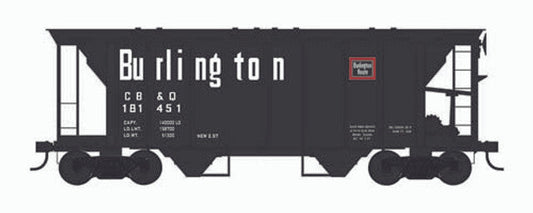 HO H34 70-Ton Covered Hopper Chicago, Burlington & Quincy #181451 (BOW43247)