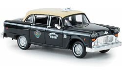 HO Assembled 1950s-1982 Checker Taxi Cab Dallas (BRK58927)